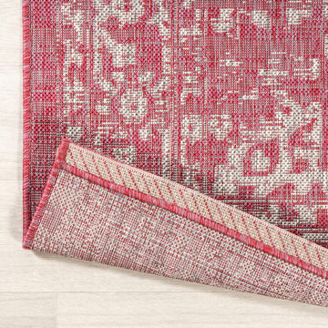 Malta Bohemian Medallion Textured Weave Indoor/outdoor Area Rug